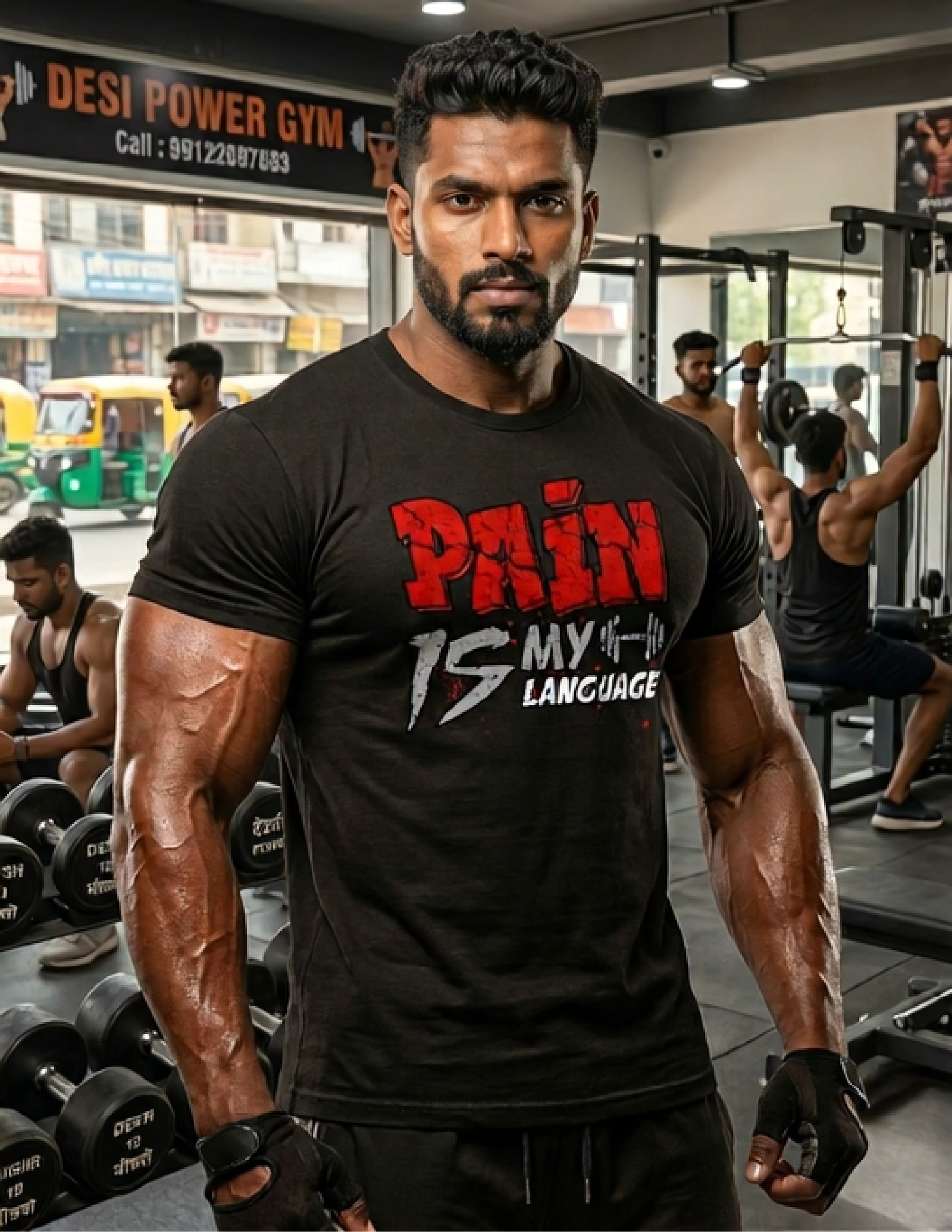 men's t shirt pain is my language motivational gym tee men's t shirt pain is my language motivational gym tee